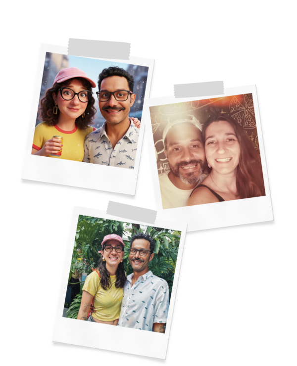 Polaroid Photo Collage Poster